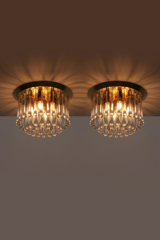 Image 1 of J. T. Kalmar Murano Regendrup pendant lamps, 1970 Austria