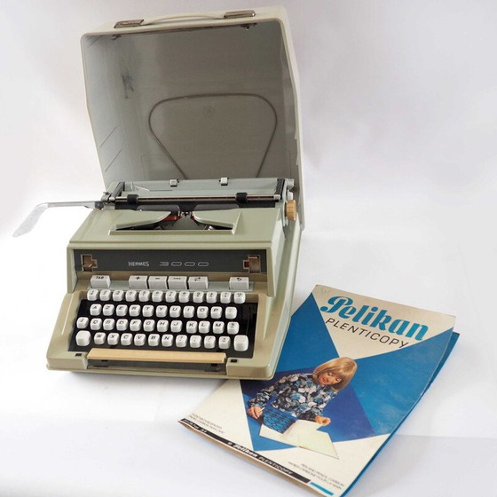 Image 1 of Vintage Hermes 3000 typewriter, 1960