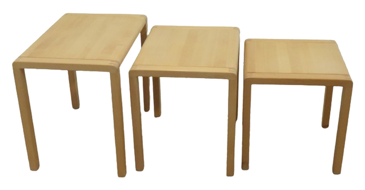 Salling stolefabrik nesting tables 'Aarsballe' vintage Salling stolefabrik nesting tables 'Aarsballe' vintage