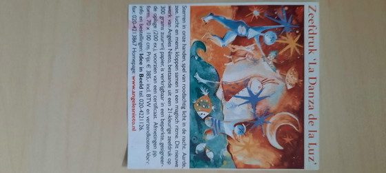 Image 1 of silkscreen La danza de la luz by Angeles Nieto