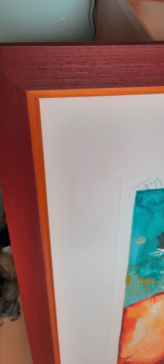 Image 1 of silkscreen La danza de la luz by Angeles Nieto