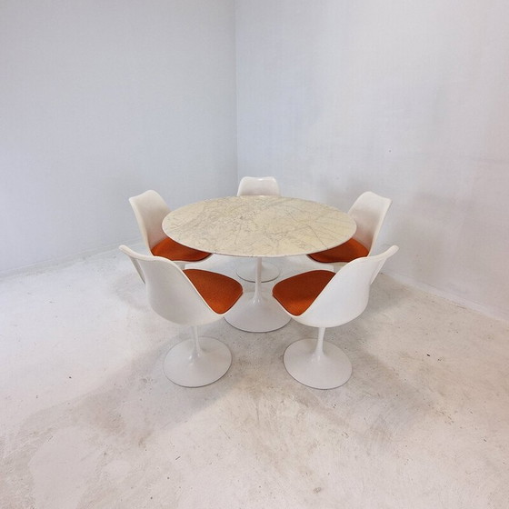 Image 1 of Vintage marble dining set by Eero Saarinen for Knoll International, 1960