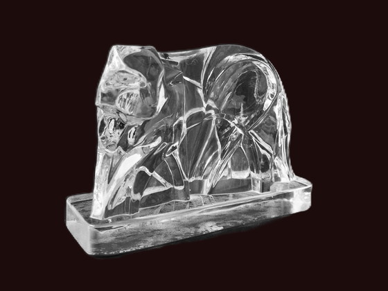 Image 1 of Baccarat - Art Deco Panther By George Chevalier