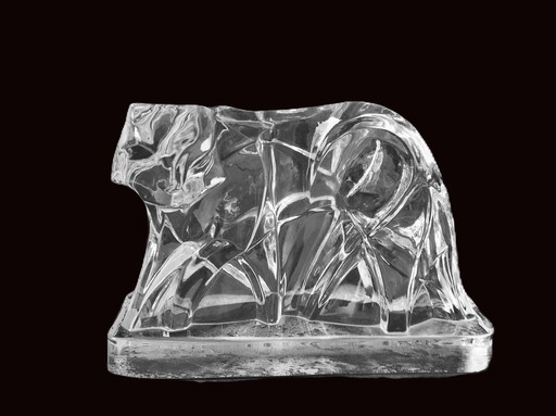 Baccarat - Art Deco Panther By George Chevalier