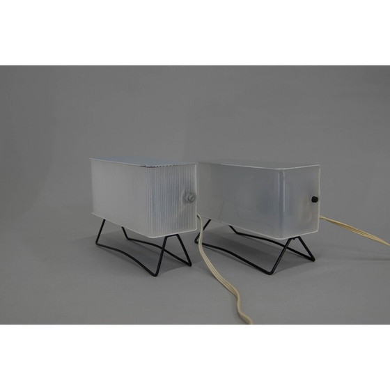 Image 1 of Pair of vintage table lamps by Pokrok Zilina, 1960s