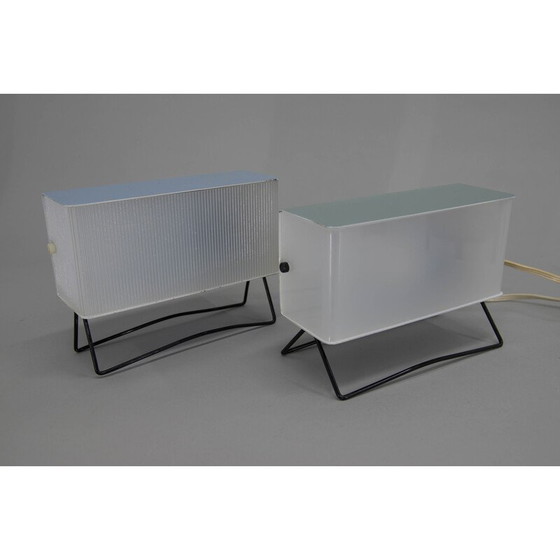 Image 1 of Pair of vintage table lamps by Pokrok Zilina, 1960s