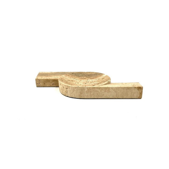 Image 1 of Vintage travertine ashtray for Cerri Nestore, Italy 1970