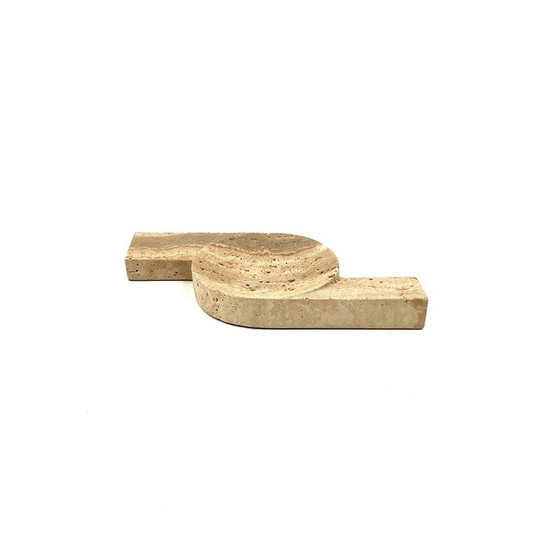 Image 1 of Vintage travertine ashtray for Cerri Nestore, Italy 1970