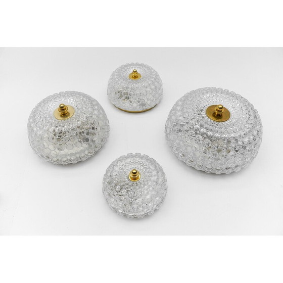 Image 1 of Vintage glass ceiling lamp for Limburg, Germany 1960