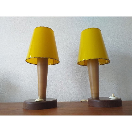 Image 1 of Pair of Midcentury Table Lamps, 1950