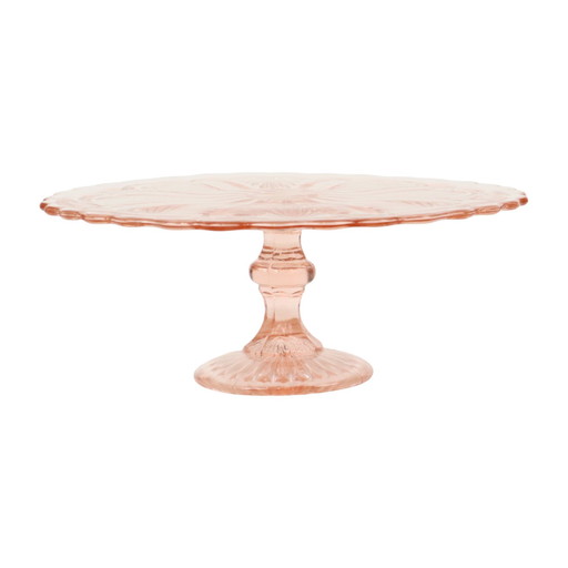 Art Deco Pink Cake Bowl