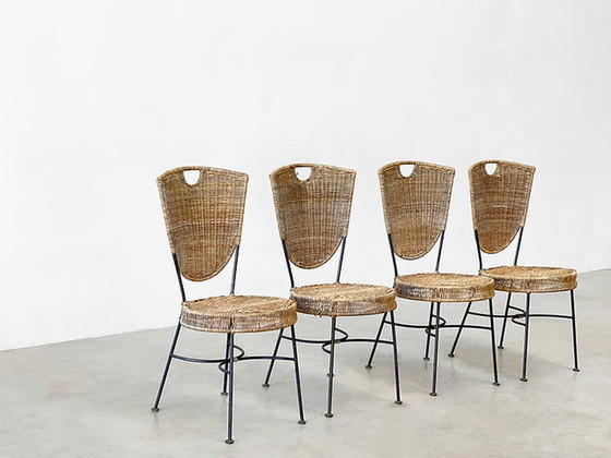 Image 1 of Rattan dining chairs