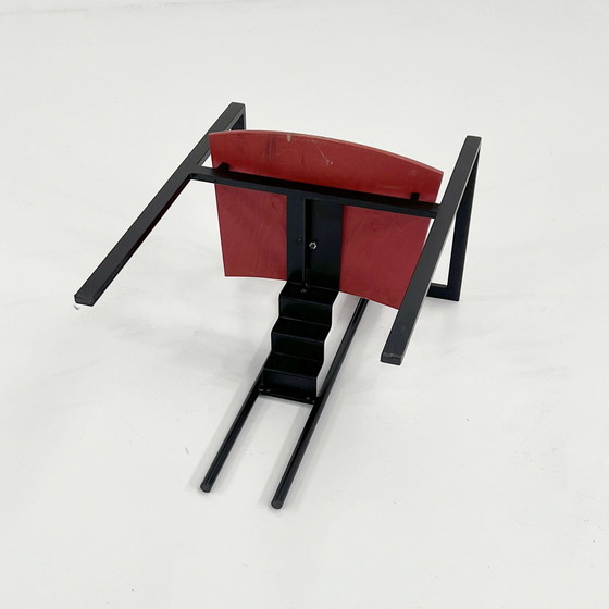 Image 1 of Black & Red Postmodern Trix Chair By Karl Friedrich Förster, 1980S