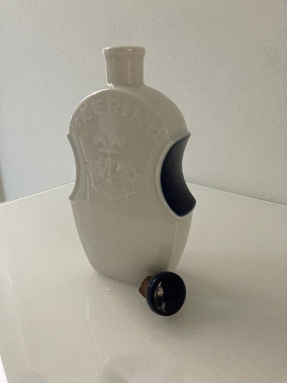 Image 1 of Rare Violin-Shaped Royal Copenhagen Heering Bottle With Stopper