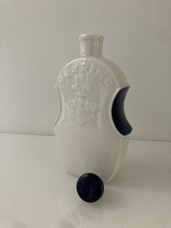 Image 1 of Rare Violin-Shaped Royal Copenhagen Heering Bottle With Stopper