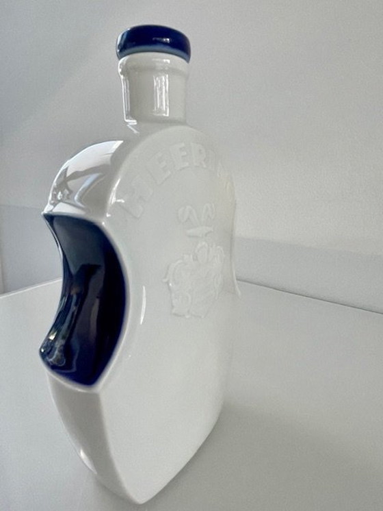 Image 1 of Rare Violin-Shaped Royal Copenhagen Heering Bottle With Stopper