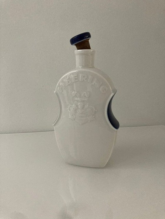 Image 1 of Rare Violin-Shaped Royal Copenhagen Heering Bottle With Stopper