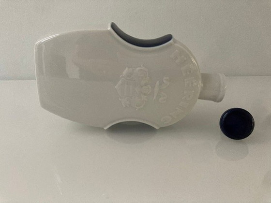 Image 1 of Rare Violin-Shaped Royal Copenhagen Heering Bottle With Stopper