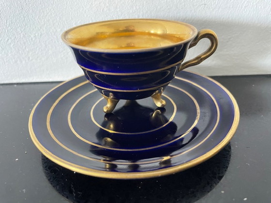 Image 1 of 3x Art Deco mocha cups