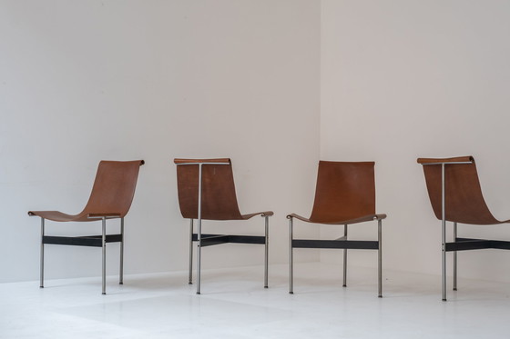 Image 1 of Set of four dining chairs by Willam Katavolos, Douglas Kelley and Ross Littell for Laverne International, USA 1952.