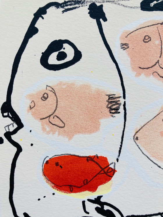 Image 1 of Kees Salentijn - Silkscreen Printing Fish