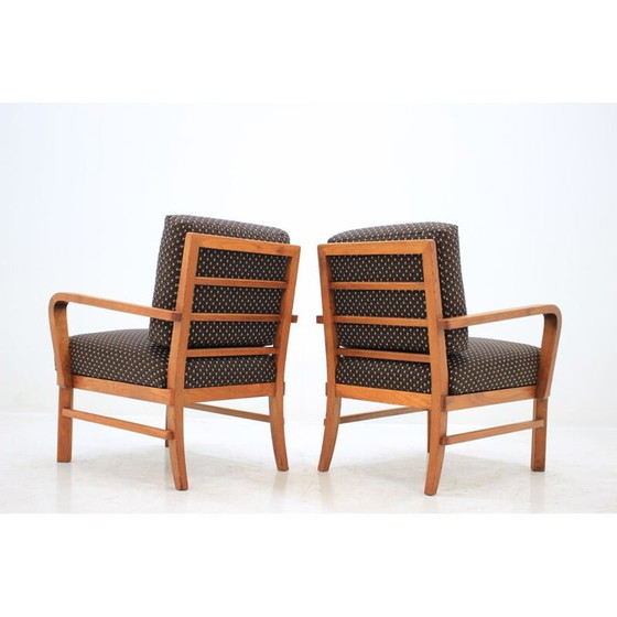 Image 1 of Coppia di poltrone vintage, Cecoslovacchia 1950
