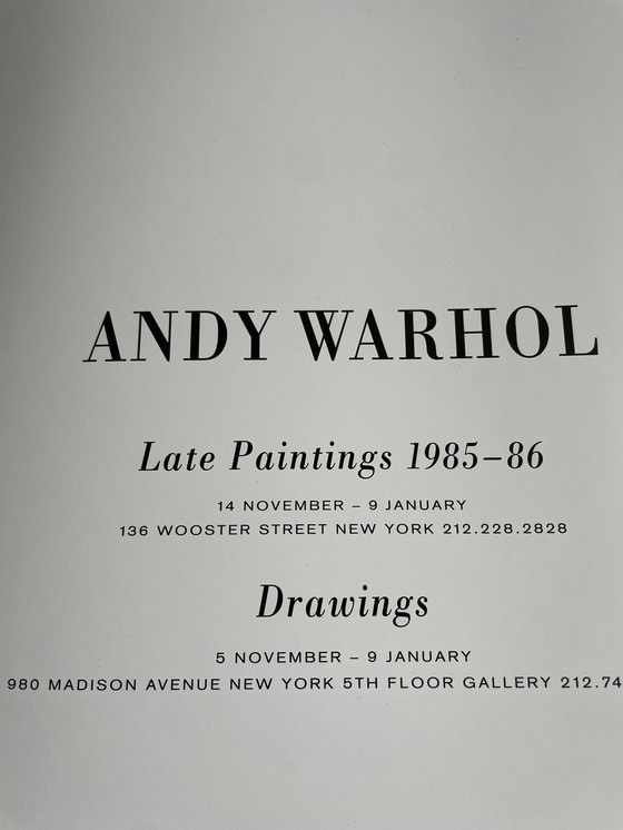 Image 1 of Andy Warhol (1928-1987), Converse Sneaker Extra Special Value, 1985-86, Exhibition Poster 1992-1993, New York
