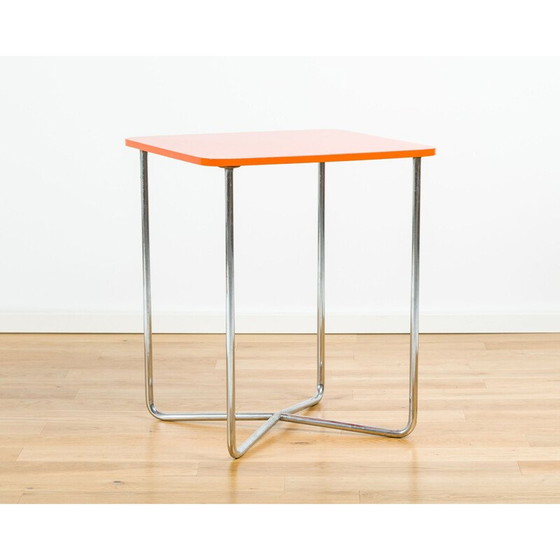Image 1 of Vintage orange table set by Mücke and Melder, Germany 1940