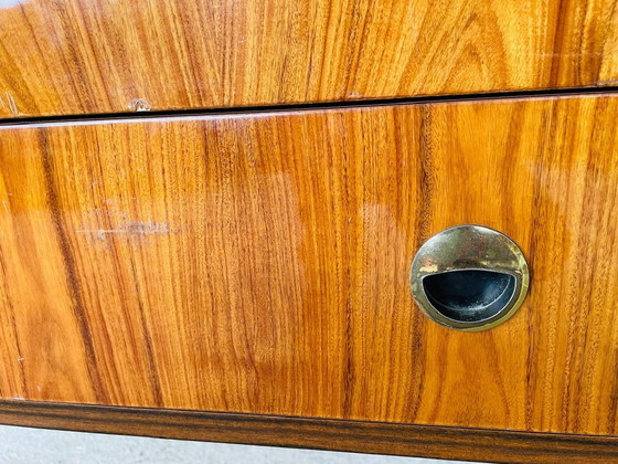 Image 1 of Credenza in noce fiammato, metà secolo, anni '60