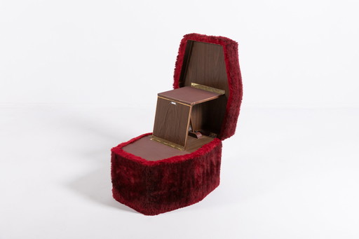 Vintage Teddy pouf/stool from 1960’s, Italy
