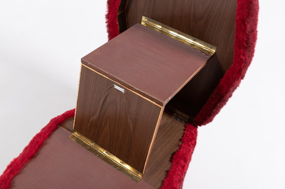 Image 1 of Vintage Teddy pouf/stool from 1960’s, Italy