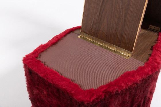 Image 1 of Pouf/tabouret vintage Teddy des années 1960, Italie