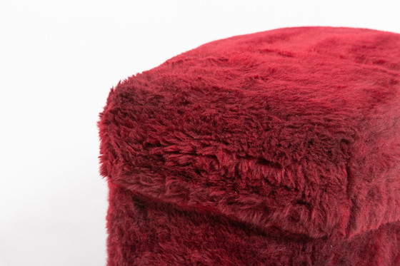 Image 1 of Pouf/tabouret vintage Teddy des années 1960, Italie