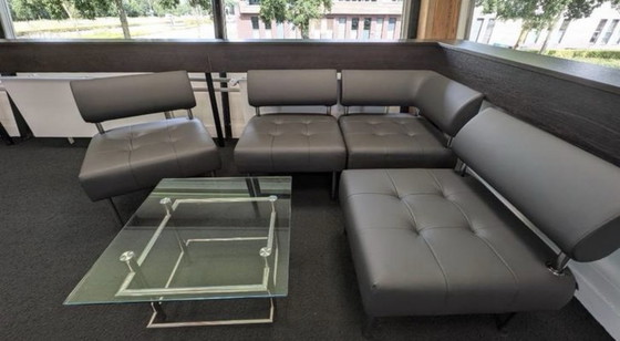 Image 1 of Sitland Leather Modular Elements Corner Sofa