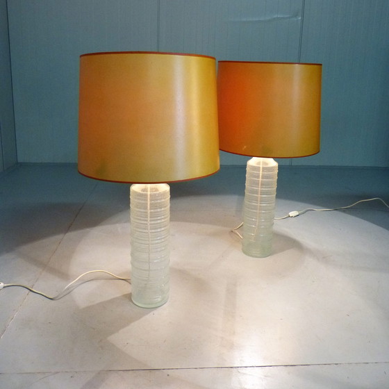 Image 1 of 2x Vintage Italian table lamp