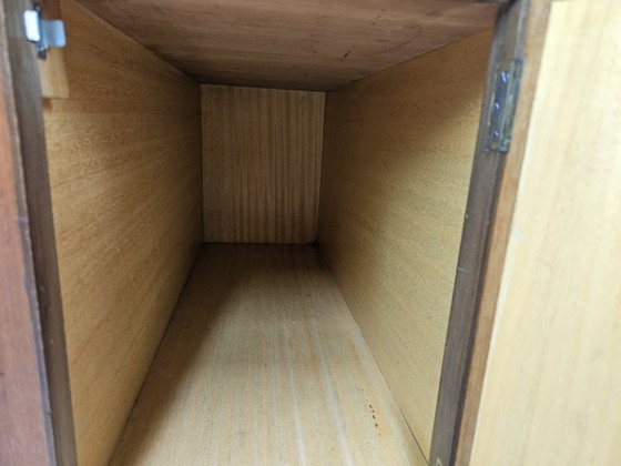 Image 1 of Side Wooden Storage Unit For Small Spaces