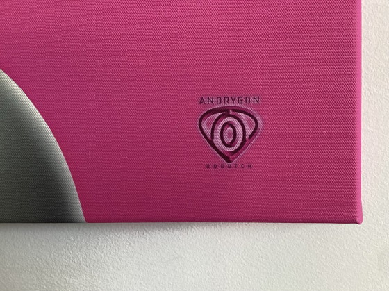 Image 1 of Jack Vissers - Offset sobre lienzo - Andrygon