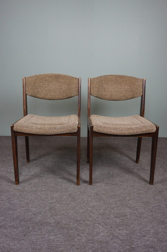 Image 1 of 4x vintage dining room chairs