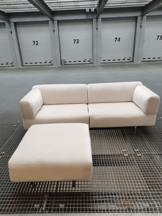 Image 1 of Cassina 250 Met Sofa with footstool