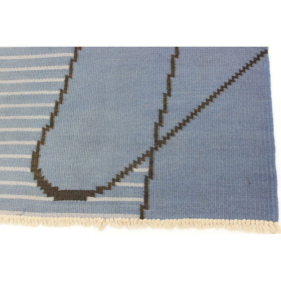 Image 1 of Vintage modernist geometric Kilim rug by Antonín Kybal, Czechoslovakia 1950