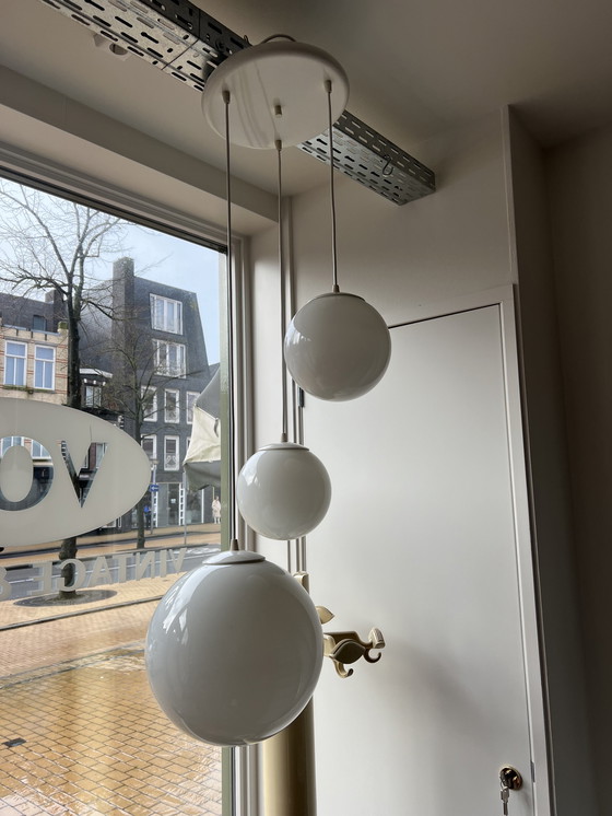 Image 1 of Lampada a cascata vintage, anni '80.