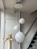 Lampe cascade vintage, années 1980.