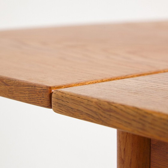 Image 1 of Vintage teak and oakwood dining table, 1960s