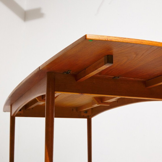 Image 1 of Vintage teak and oakwood dining table, 1960s
