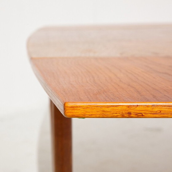 Image 1 of Vintage teak and oakwood dining table, 1960s