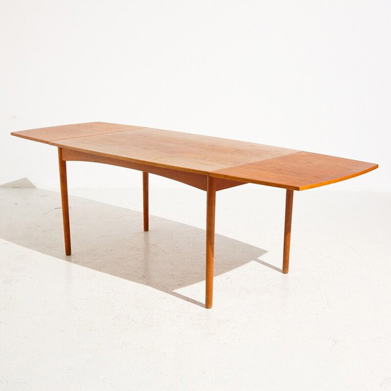 Image 1 of Vintage teak and oakwood dining table, 1960s