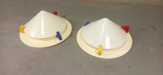 Image 1 of 2x Lampada vintage in stile Memphis Milano