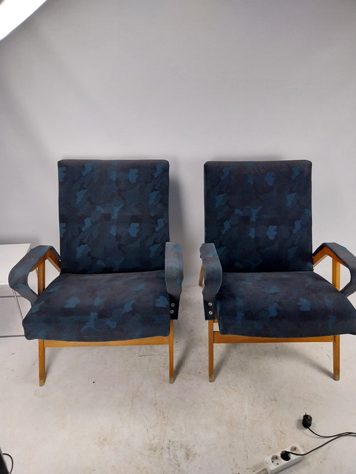 2 X Lounge Chair Czech Republic By Frantiṣ̌Ek Jirák For Tatra 1960'S