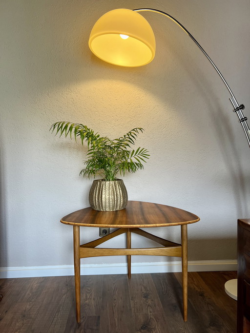 Mesa auxiliar de mediados de siglo atribuida a Karl-Erik Ekselius para JOC Vetlanda, mesa de centro de diseño moderno escandinav