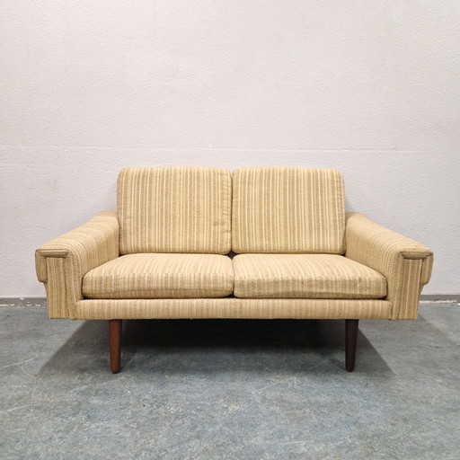 1950s Vintage Bench Two-Seater Sofa Fifties